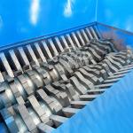 220Kw Twin Shaft Shredder Aluminum Metal Recycling Machine Automatic