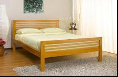 Quality modern double bed pine wood wholesale