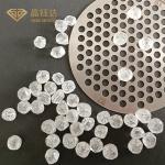 Rough TNT HPHT Lab Grown Diamonds White DEF Color VVS Clarity Engineered