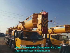 Quality 297Kw Truck Mounted Telescopic Crane 85 Ton XCT85 Basic Lift Height 68m wholesale