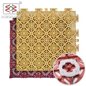 Quality OEM ODM Basketball Court Flooring Tiles 14.9mm Thick Sport Court Tiles wholesale