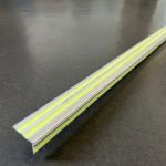 Washable Yellow Photoluminescent Stair Nosing Edge Trim For Floor Protection