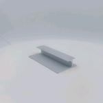 Aluminum Profiles T Shape Handles For Kitchen Cabinet Suitable For 15MM Panels