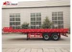 9.5 Meters 2 Axles Pipe Transport Trailer Commercial Semi Truck Type