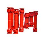 Industrial Telescopic Cardan Shaft Coupling / Universal Cross Joint Coupling