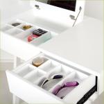 Bedroom Two Felt Lining Drawers 3mm Mirror Wooden Dressing Table