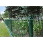 3D Curved Security Fence PVC Fence Panel with Heat Treated Pressure Treated Wood