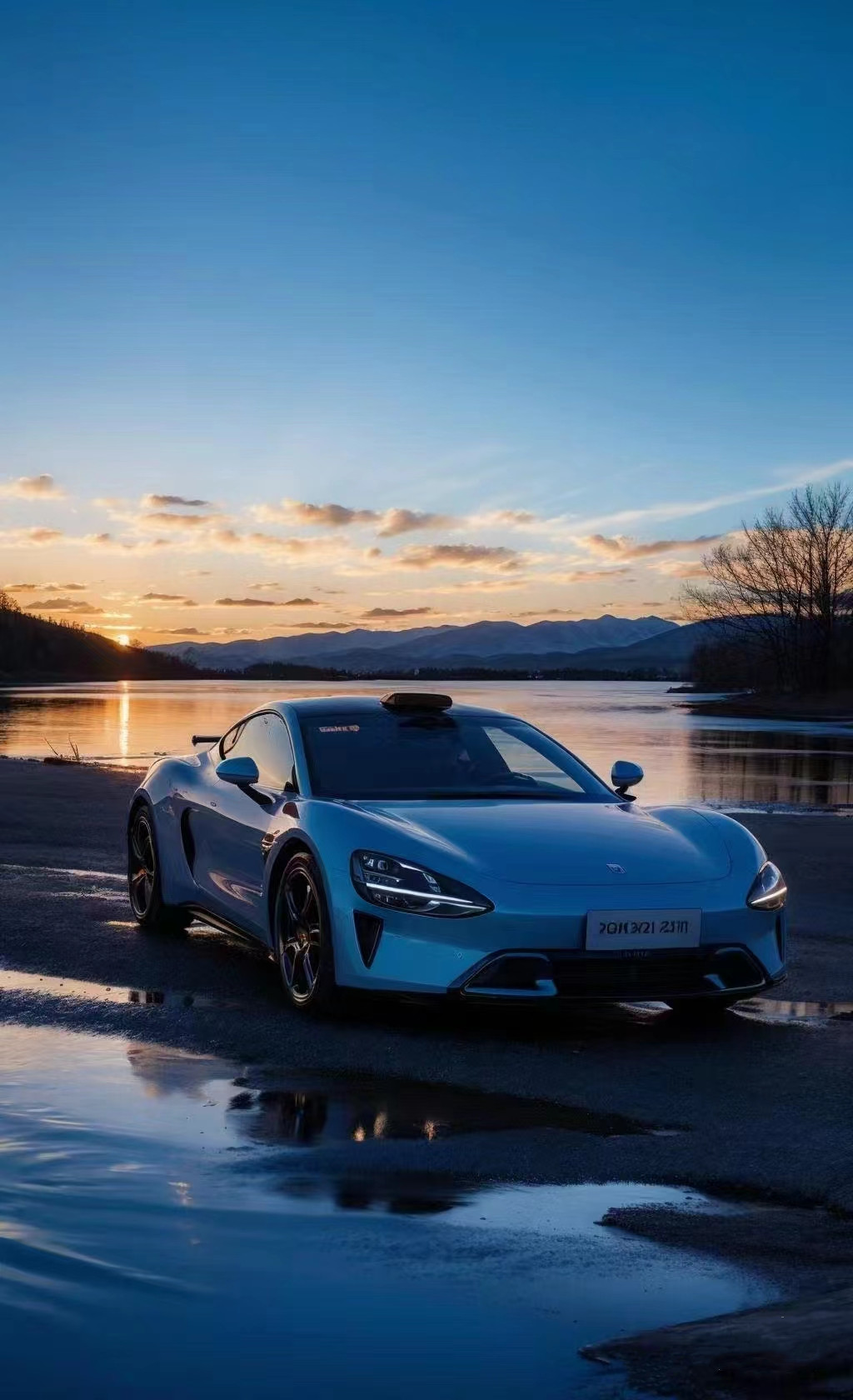 2024 Xiao-mi SU7 Max Speed 800KM Range EV Dual-Motor All-Wheel Drive Electric Vehicle 673hp 265km/h Speed 838N.m Max Torque