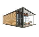 Modern Design Wooden Plastic Container Residence with Materials and Prefabricate
