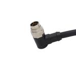 Metal Shell M5 M16 Waterproof Cable Assembly Industrial Grade PVC Cover Male To