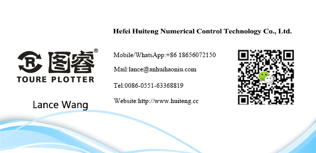 Wide Format Inkjet Cutter Water Base Ink With Double HP45 Heads 110V