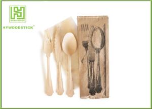 Quality Branded Eco Friendly Dinnerware , Disposable Bamboo Cutlery For Picnic Non - Toxic wholesale