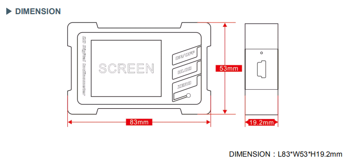 DMI410 Digital Inclinometer with Angle Control and Auto Temp Drift Compensation