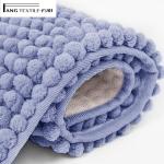 Microfiber Polyester 20x30 Chenille Bath Mats Anti Skid Water Absorption