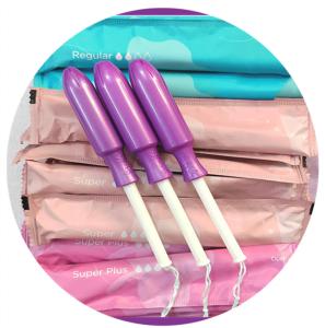 Quality Soft Touch Hypoallergenic Organic Cotton Tampon BPA Free Regular Size wholesale