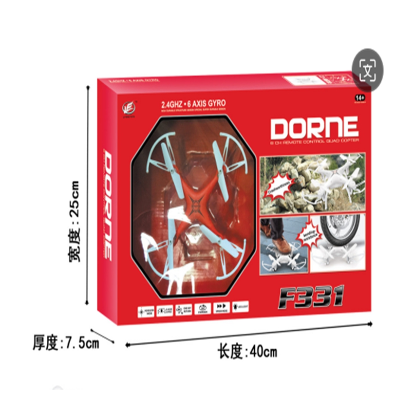 GW 20 Electric 360 Degree Roll Remote Control One Key Return Aircraft F331 Electric Power Source