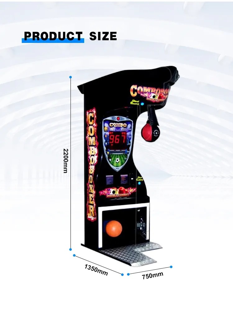 Amusement Park spider Boxing Punch Machine Smart Music UK Plug Customized