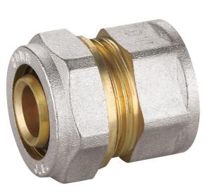 Quality Nickel Plated Brass Fittings PF5003 Female Straight Union Connector wholesale
