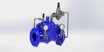 Ductile Iron SS304 Pipe Hydraulic Flow Control Valve Full Port