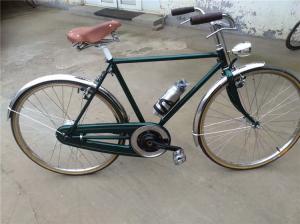 Quality New brake colorful hi-ten steel 26/28 size elegant retro city bike for man with LED light wholesale