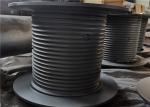 Customized Steel Material Lebus Grooved Rope Drum Galvanized For Industry Winch