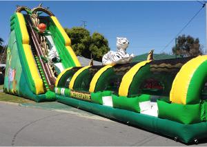 Quality Hot commercial jungle inflatable slide for sale wholesale