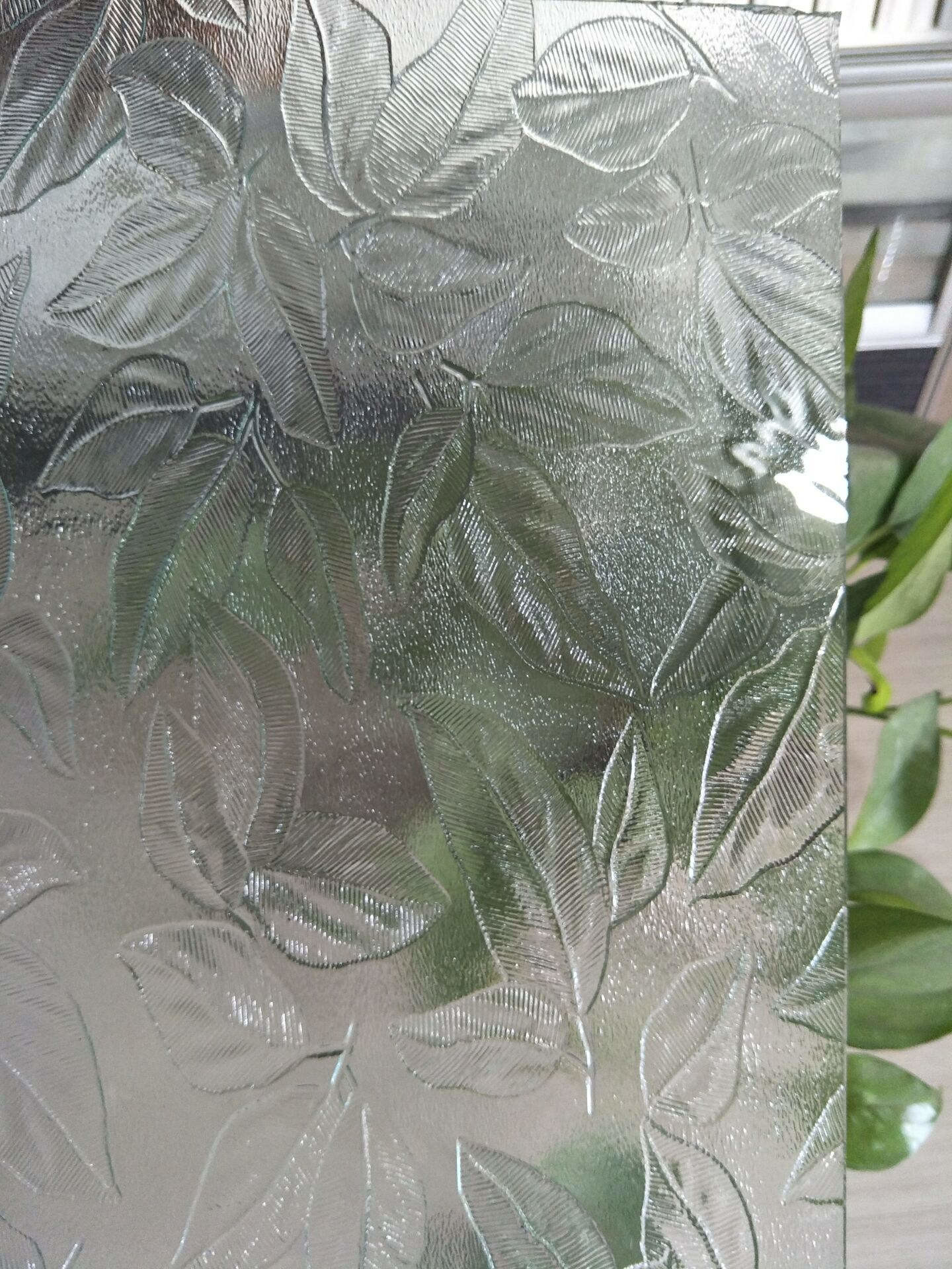 5mm~12mm Patterned Glass For External Internal Door Building