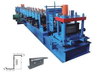 Quality Blue Z Purlin Roll Forming Machine 10m/min For Color Steel wholesale