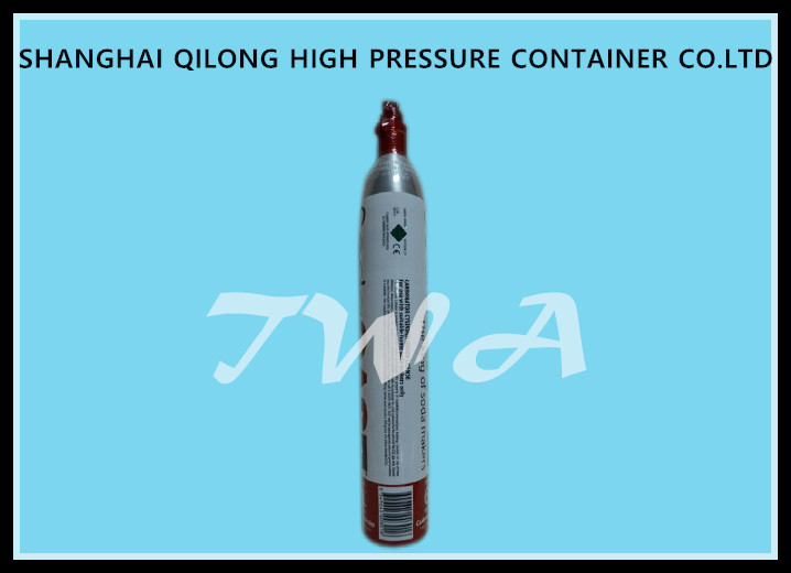 High Pressure Aluminum Alloy Gas Cylinder DOT 0.85L Safety Gas Cylinder for Use CO2 Beverage
