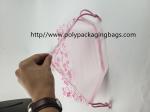 Cosmetics Polyester Draw String Bags Clothing Small Plastic Drawstring Bags Gift