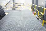 Oil and Gas Industry Silver Steel Grating Weight with Hot Dipped Galvanized