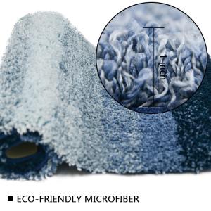 Quality Microfiber 1310GSM Rectangle Washable Latex Backed Bathroom Rugs wholesale