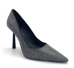 Quality Party Cocktail Black Women Heels Fashionable With Rubber Outsole wholesale