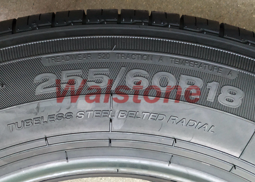 Passenger Car Solid Rubber Tyres 255/60R18 112XL/H/V Symmetric Tread Pattern
