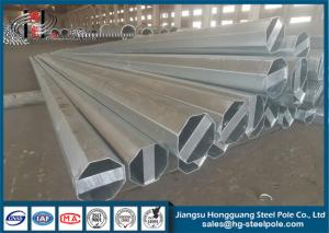 Quality Philippines NEA Standard Galvanized Steel Pole With 500kg Design Load wholesale