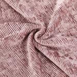 Solid Crinkle Pleated Korean Velvet Fabric Knitted 260gsm
