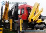 Folding Arm 4 Ton Crane Mounted Truck 9400mm Max Working Radius