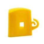 Durable Star Picket Y Fence Post Yellow Plastic Cap For Protection