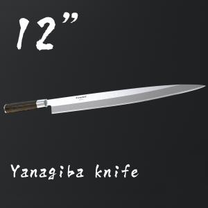 Quality 12'' Cerasteel Yanagiba Knife With Beech Wood Handle wholesale