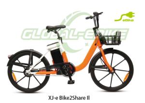 Quality Orange Hiten Rigid Fork Electric Bike Sharing With 36V 15.6Ah Battery wholesale