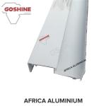 Black powder coated aluminium extrusion profile for aluminium handrail