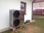 Hot Water Supply Air Source Heat Pump System , Residential Air To Air Source