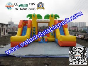 Quality Tropical Tree Inflatable Bouncy Castle / Childrens Commercial Jumping Castles wholesale