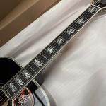 Custom Sunburst Color SJ200 ALL Solid Wood Jumbo Acoustic Guitar Crown Monarch