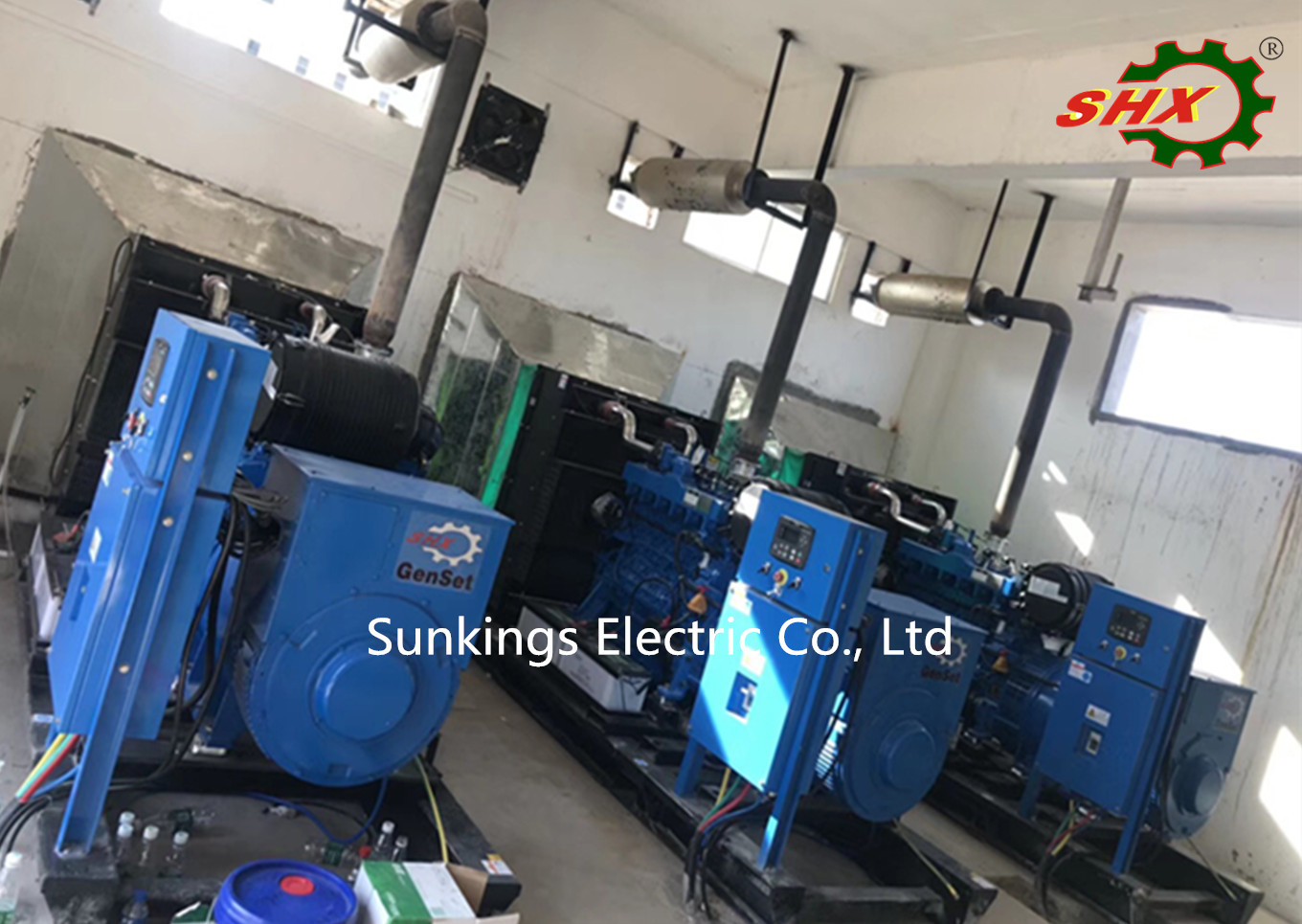 Closed Cycle Water Cooling Natural Gas Powered Backup Generator 100KW/125KVA
