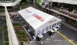 Stainless Profile Outdoor Event Tents With PVC Sidewalls UV Resistant