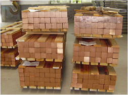 Welded Anode Components With Aluminium Bars Tirmetallic Clads Transition Joint Steel Stub