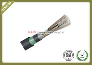 Quality Outdoor Buried Loose Tube Armored Fiber Optic Cable With PE Inner And Outer Jacket wholesale