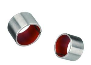 Quality 250N/mm² Self Lubricating Red PTFE Metal Polymer Bearings wholesale