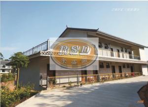 Quality Modern Style Natural Wood Grain Zinc Steel Railing Advanced Spraying Engraving Technology wholesale
